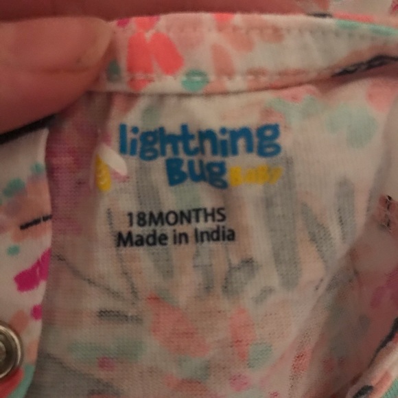 Floral Romper by LIGHTNING BUG BABY - Picture 3 of 3